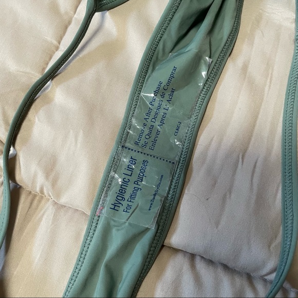 NWOT Lulus Green String Bikini Bottom Size Large - Picture 5 of 5